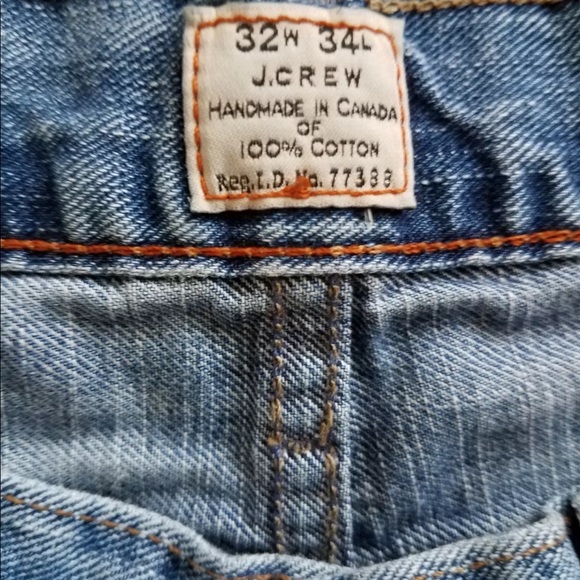 Men's J. Crew Straight Leg Jeans 32 x 34 33/34 - Picture 5 of 5